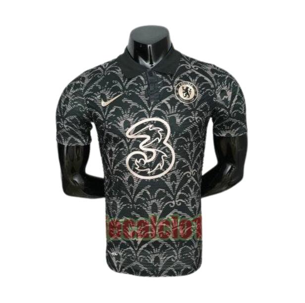 maglia chelsea 2022-2023 classic player version oro nero