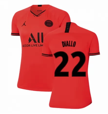 Seconda divisa maglia paris saint germain DIALLO 2019-2020