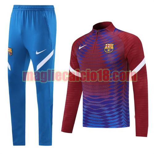 abbigliamento sportivo pullover barcellona 2021-22 claret