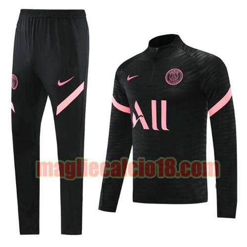 abbigliamento sportivo pullover paris saint germain 2021-22 nero
