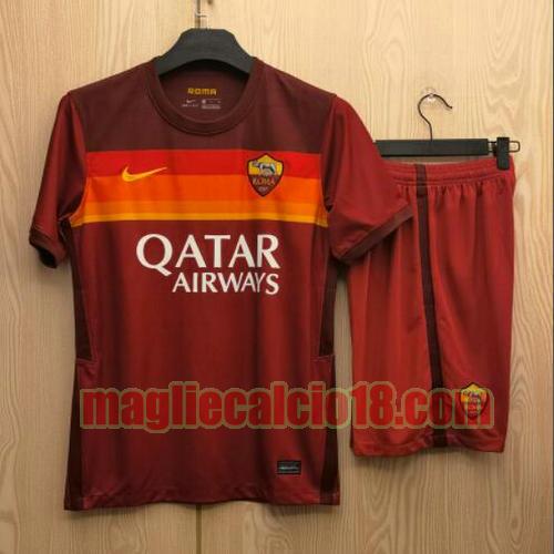 completo maglia as roma 2020-2021 prima