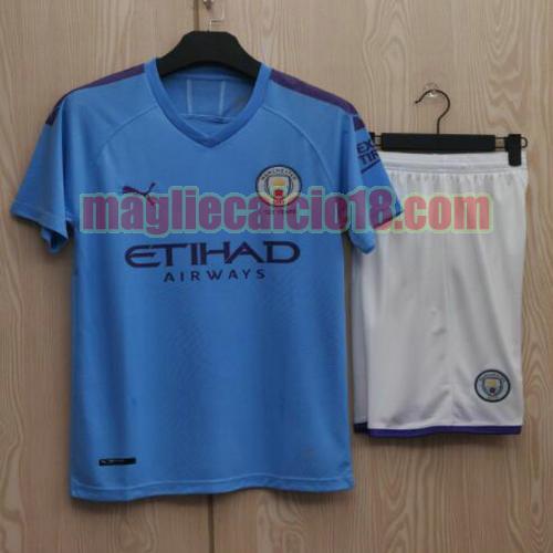 completo maglia manchester city 2019-2020 prima