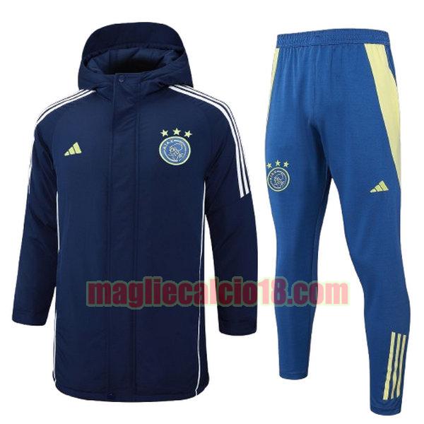 cotton padded clothes afc ajax 2024 2025 blu completo