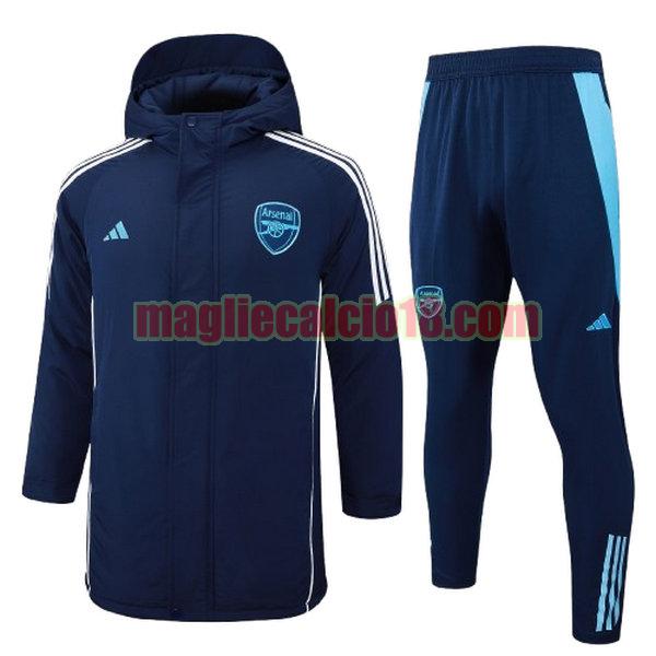 cotton padded clothes arsenal 2024 2025 blu completo