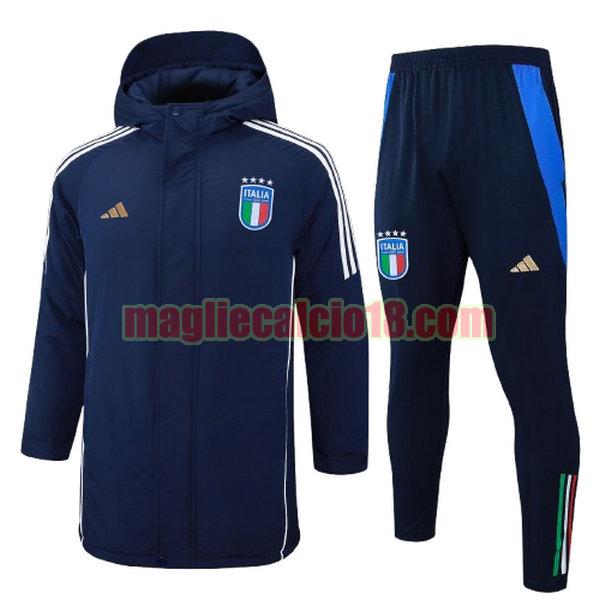 cotton padded clothes italia 2024 2025 blu completo
