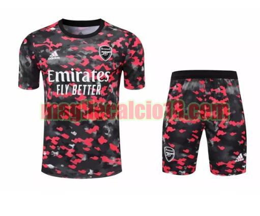 formazione manica corta arsenal 2021-2022 camuffare
