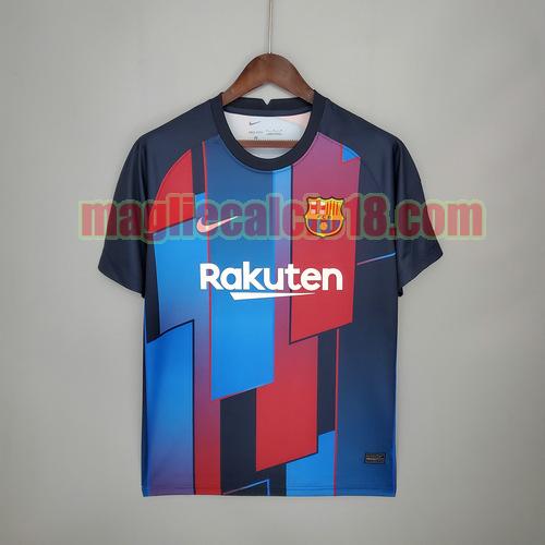formazione pantaloni barcellona 2021-2022 blu rosso