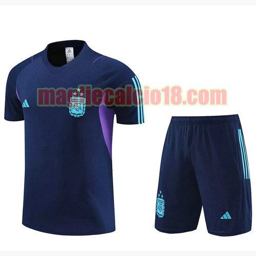 formaziones calcio argentina 2023-2024 a poco prezzo manica corta blu reale