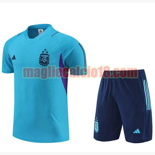 formaziones calcio argentina 2023-2024 a poco prezzo manica corta cielo blu