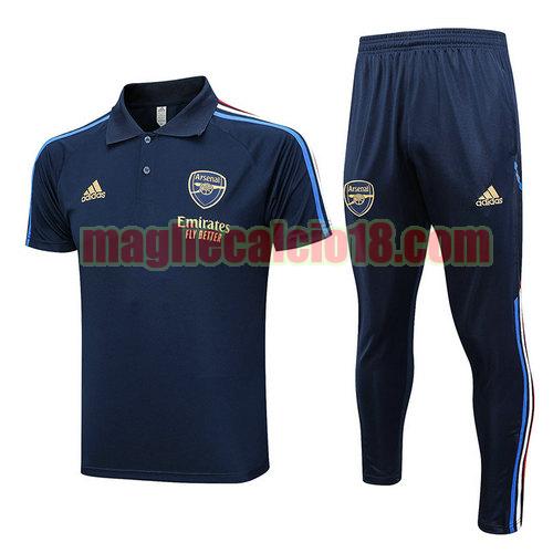 formaziones calcio arsenal 2023-2024 polo blu reale
