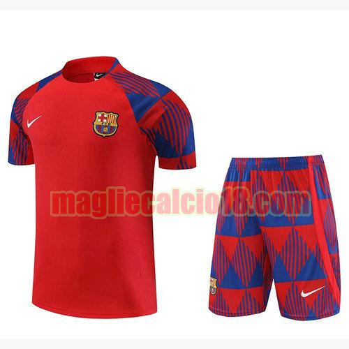 formaziones calcio barcellona 2023-2024 a poco prezzo manica corta rosso