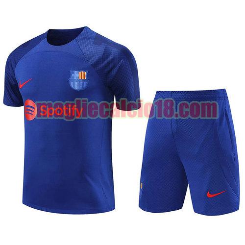 formaziones calcio barcellona 2023 completo colore blu a poco prezzo