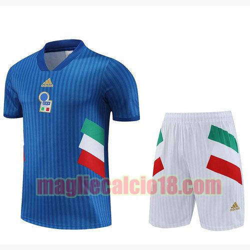 formaziones calcio italia 2023-2024 a poco prezzo manica corta blu