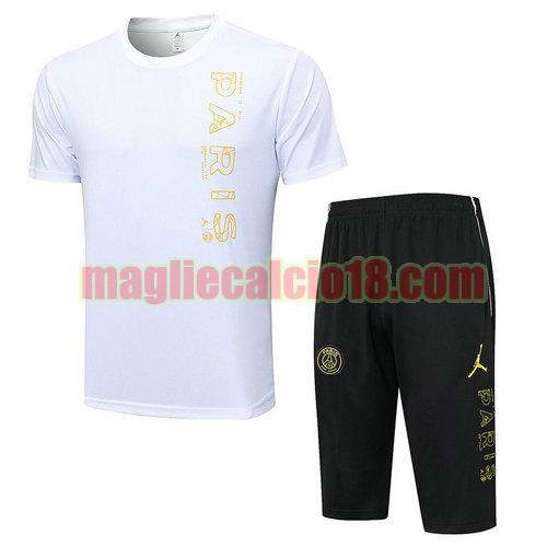 formaziones calcio paris saint germain 2023-2024 manica corta bianco (con capri)