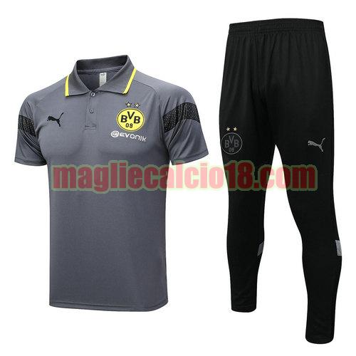 formaziones polo borussia dortmund 2023-2024 completo grigio