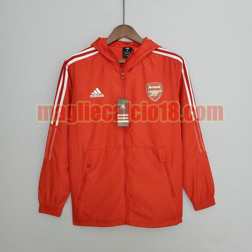giacca a vento arsenal 2022-2023 rosso