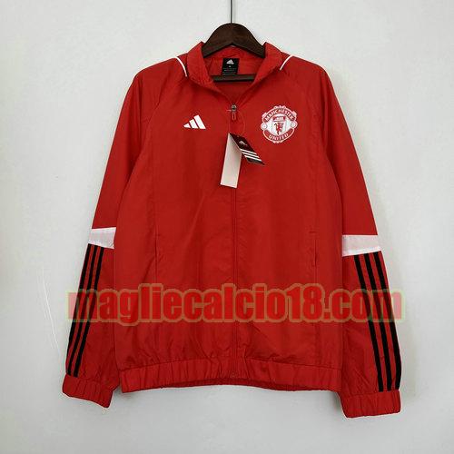 giacca a vento manchester united 2023-2024 rosso