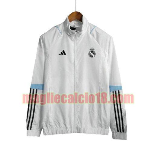 giacca a vento real madrid 2023-2024 bianco