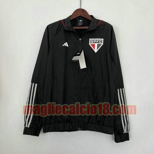 giacca a vento san paolo 2023-2024 nero