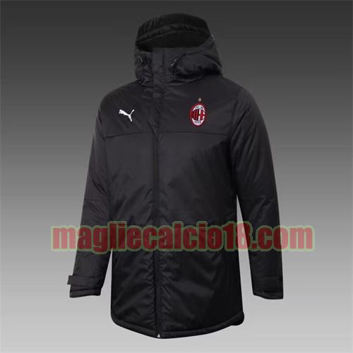 giacca in felpa di cotone giacca a poco prezzo ac milan 2021-2022 puma nero con cappuccio