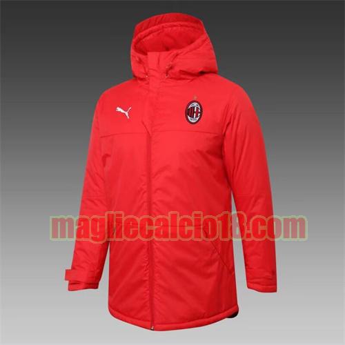 giacca in felpa di cotone giacca a poco prezzo ac milan 2021-2022 puma rosso con cappuccio
