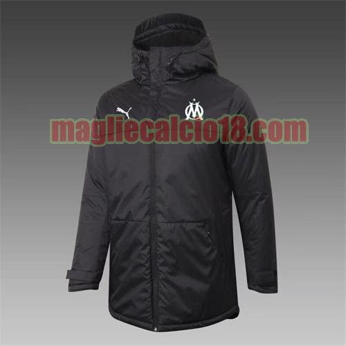 giacca in felpa di cotone giacca a poco prezzo paris saint germain 2021-2022 nike nero con cappuccio