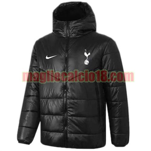 giacca in felpa di cotone giacca a poco prezzo tottenham hotspur 2021-2022 nike nero con cappuccio