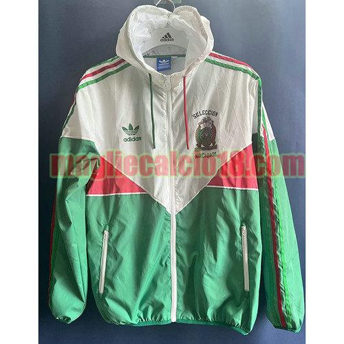 giacche a vento calcio messico 2024-2025 verde bianco