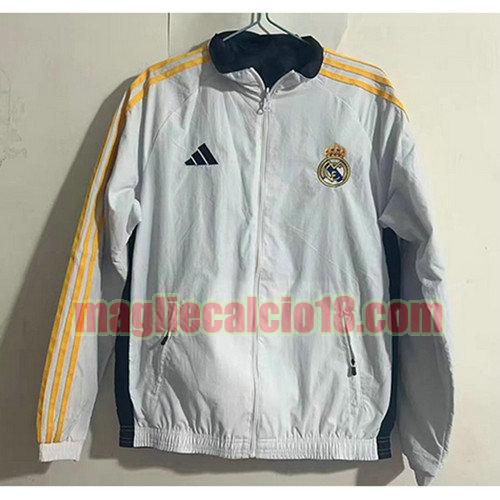 giacche a vento calcio real madrid 2024-2025 ricamato su due lati