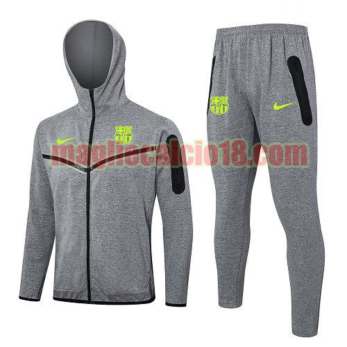 giacche calcio barcellona 2024-2025 grigio 02 completo