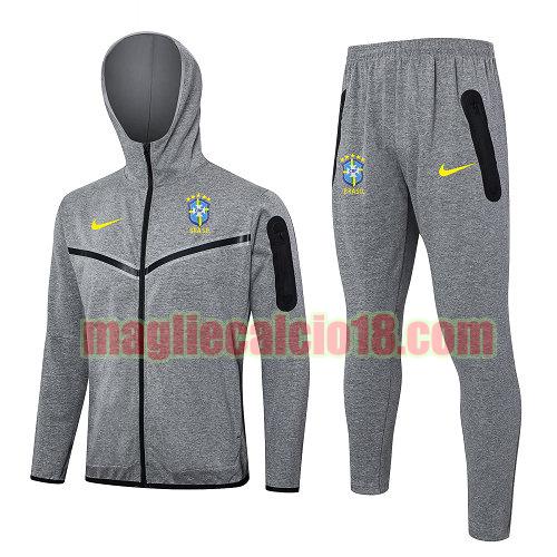 giacche calcio brasile 2024-2025 grigio completo