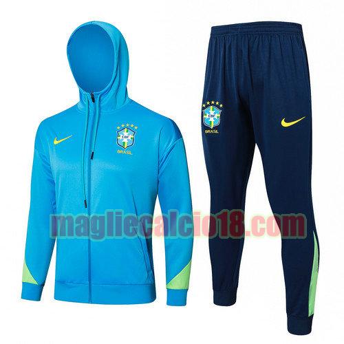 giacche calcio brasile 2024-2025 lago blu completo