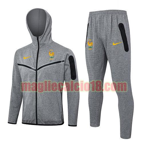 giacche calcio francia 2024-2025 grigio completo