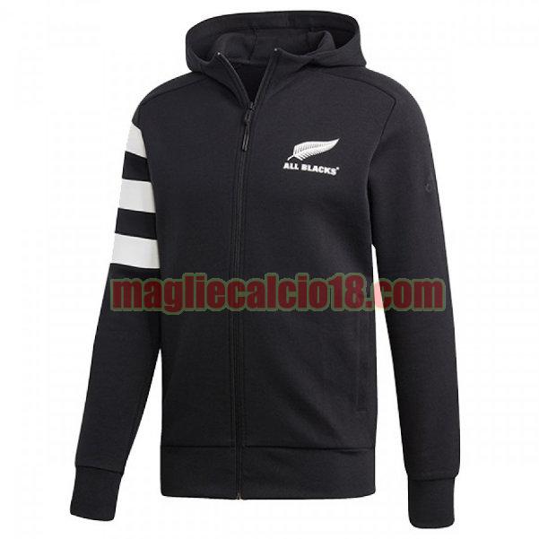 hoodies rugby calcio all blacks 2019 formazione nero