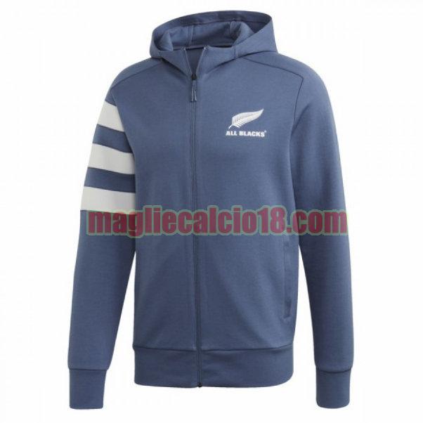 hoodies rugby calcio all blacks 2020 formazione blu