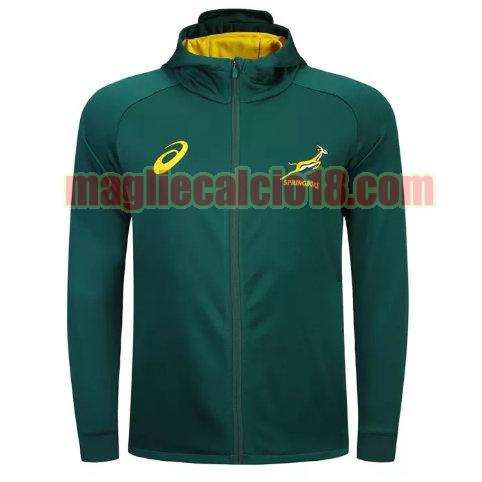 hoodies rugby calcio south africa 2018-2019 formazione verde