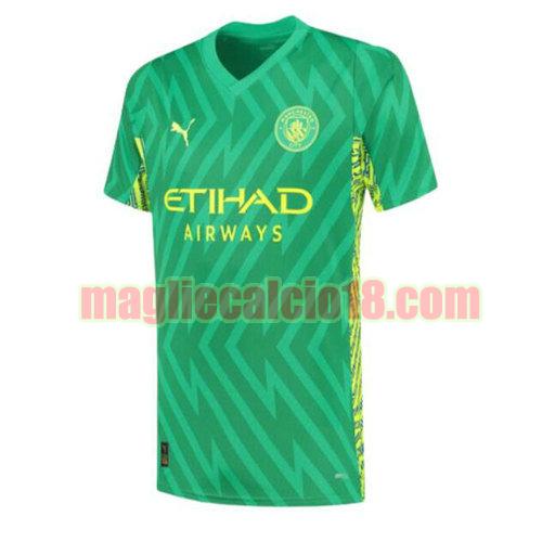 maglia 2023-2024 verde manchester city thailandia portiere