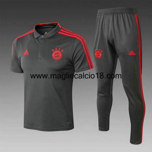 maglia Polo bayern munich 2018-2019 grigio