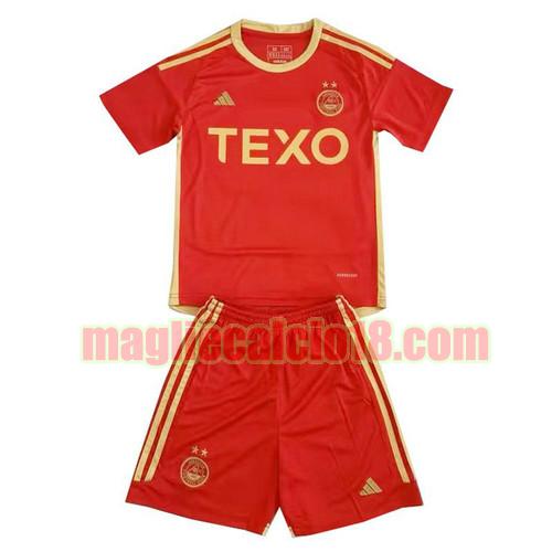 maglia aberdeen fc 2023-2024 bambino prima