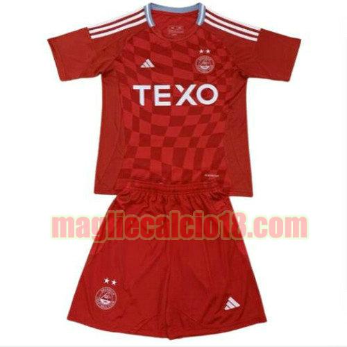 maglia aberdeen fc 2024-2025 bambino prima