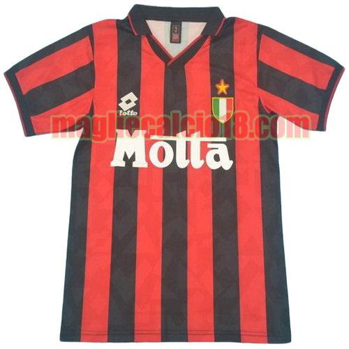 maglia ac milan 1993-1994 prima divisa manica corta