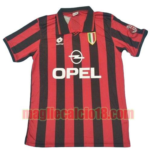 maglia ac milan 1996 prima divisa manica corta