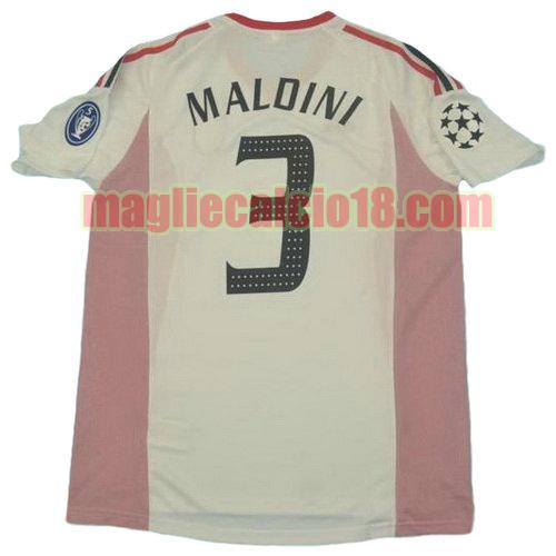 maglia ac milan 2002-2003 seconda divisa maldini 3--
