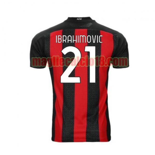 maglia ac milan 2020-2021 prima ibrahimovic 21