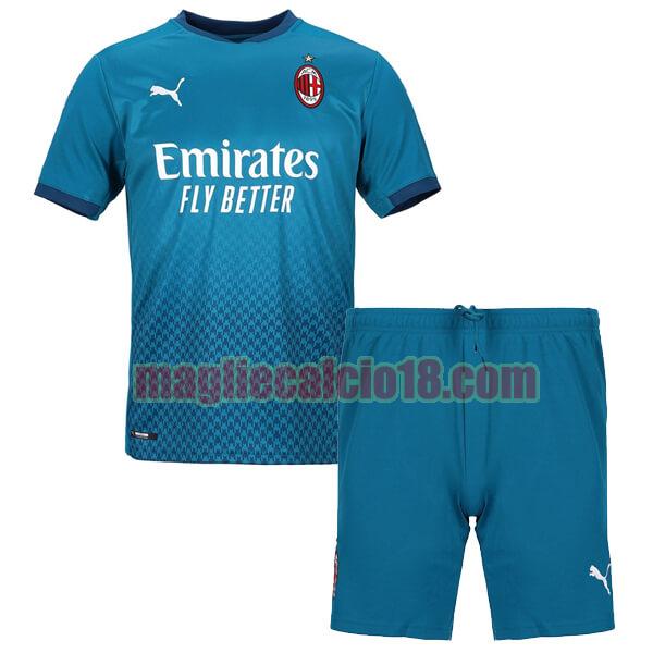 maglia ac milan 2020-2021 terza bambino