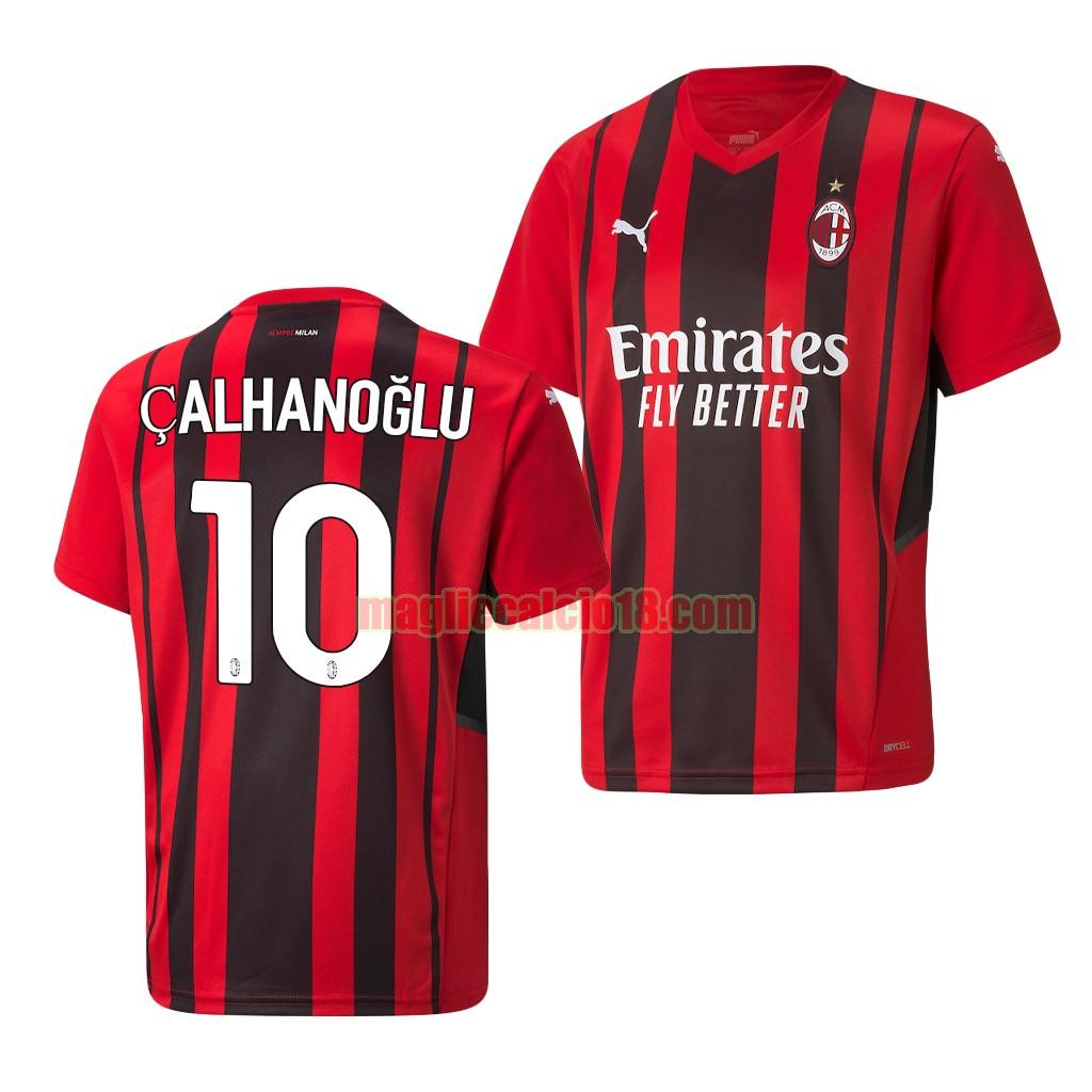 maglia milan 2021-2022 prima hakan calhanoglu 10