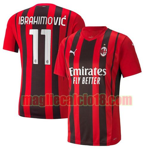 maglia milan 2021 2022 prima ibrahimovic 11