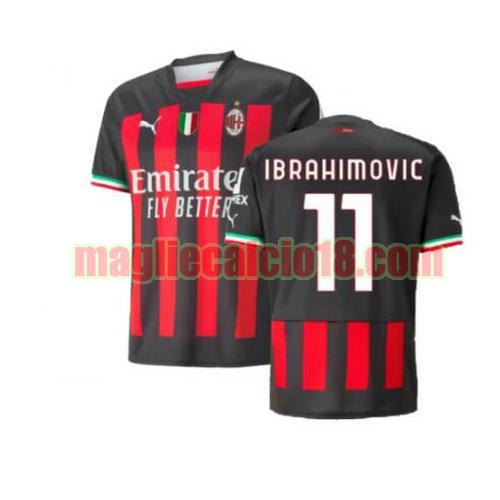 maglia ac milan 2022-2023 prima ibrahimovic 11