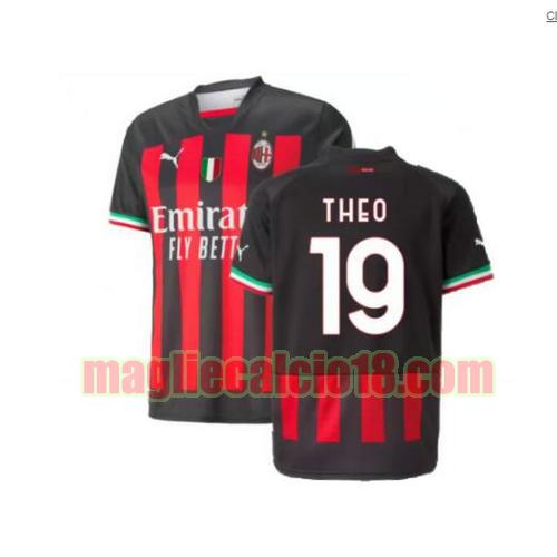maglia ac milan 2022-2023 prima kids) (theo 19
