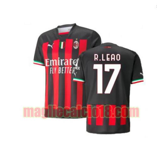 maglia ac milan 2022-2023 prima r.leao 17